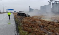 Tanker Devrildi, Şoför Öldü!