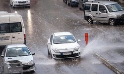 Erzurum'da sağanak etkili oldu