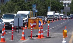 Sıhhiye Köprüsü'ndeki çalışma trafiği felç etti!