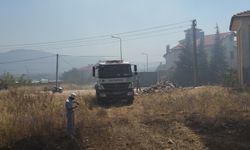 Bursa'da çalılık yangını, 1 saatte söndürüldü!