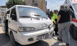 İnegöl'de korkutan motosiklet kazası!