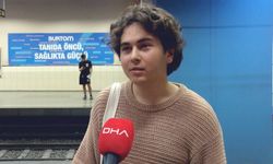 Liseliler metroda kitap okuyup farkındalık oluşturdu