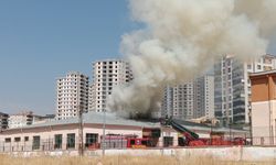 Meslek lisesinde yangın