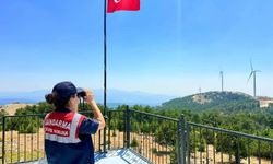 Muğla'da jandarma ve orman ekipleri nöbette