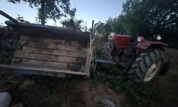 Traktörün altında kalan kadın ağır yara aldı