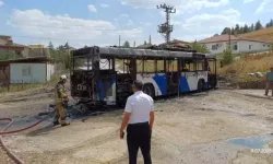 Pursaklar’da EGO Otobüsünde Korkutan Yangın!