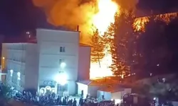 Havai fişekler yangına sebep oldu