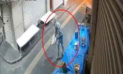 Dükkandan fıstık çaldı!
