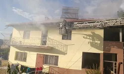 Şarkışla'da bir ev küle döndü
