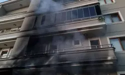 Yangından kaçarken balkondan atladı