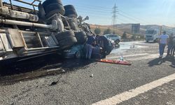 Ankara'da iş makinesi kazası