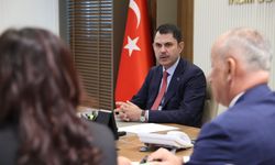 Bakan Kurum, Aydın Valisi Canbolat ve Heyetiyle Görüştü