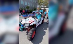 Bakan Memişoğlu'ndan 'sedyeli ATV ambulansa' ilişkin videolu paylaşım