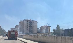Gölbaşı'nda inşaat alanında yangın çıktı!