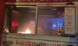 Kayseri’de köfteci ocağında çıkan yangın korkuttu