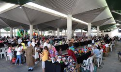 Konya'daki 2. el oyuncak pazarı kuruldu