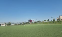 Seydişehir'de hava ambulansı KOAH hastası için havalandı