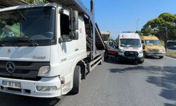 Avcılar'da korkutan motosiklet kazası