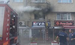 Bolu'da bir apartmanda yangın çıktı!