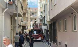 Çanakkale'de 4 katlı binada yangın