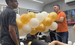 Down sendromlu Emrecan'a doğum günü süprizi