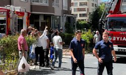 Kayseri'de 14 katlı binada yangın çıktı