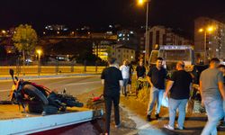 Kayseri'de Motosiklet Traktöre Çarptı