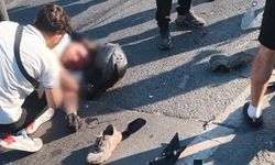 Sarıyer'de iki motosiklet kafa kafaya çarpıştı!