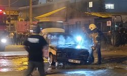 Seyir halindeyken alev aldı!