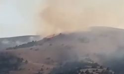 Sivas'ta anız yangını