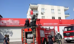 Tekstil atölyesinde korkutan yangın çıktı