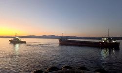 Çanakkale'de gemi arızalandı