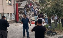 Şiddetli depremde Balıkesir'de bazı binalar yıkıldı!