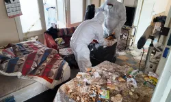 Evden 550 kilo plastik şişe çıktı