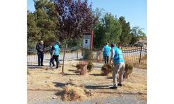 Sivas’ta Paşapınarı Anıt Parkı’nda temizlik çalışması