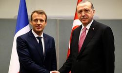 Erdoğan, Macron ile Görüştü