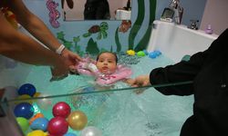 Bebeklere devlet hastanesinde jakuzi ve masaj hizmeti