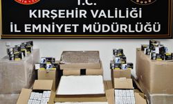 Kırşehir'de kaçak makaron operasyonu