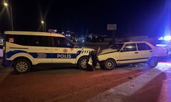 Polisin ‘Dur’ İhtarına Uymayan Sürücü, Kayseri’de Polis Aracına Çarptı