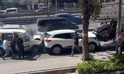 Avcılar'da zincirleme kaza!