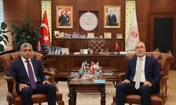 Bakan Işıkhan, Aliyev ile bir araya geldi