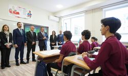 Bakan Tekin, Bakü Türk Anadolu Lisesi açılış törenine gitti!