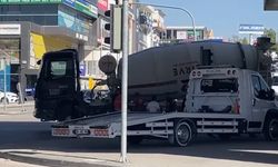 Beton mikserinin çarptığı yaya öldü!
