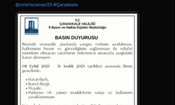 Çanakkale'de orman yangınlarına karşı önlemler