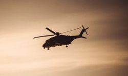 Düşen helikopterin enkazı bulundu