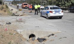 Edirne'de Kaza Yapan Araç Hurdaya Döndü