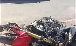 Edirne’de Motosiklet Devrildi, Sürücü Ağır Yaralandı