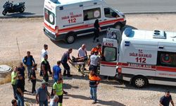 Gaziantep'te şarampole otomobil devrildi!