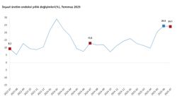 İnşaat üretimi yıllık yüzde 24,1 arttı