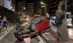 Kadıköy’de Otomobil Takla Attı: 2 Kişi Yaralandı